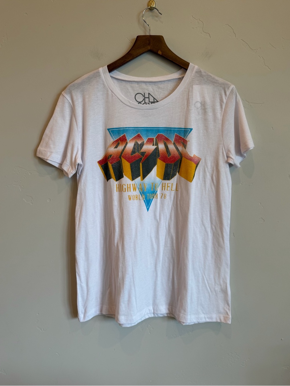 CHASER White Band Tee AC DC Highway To Hell